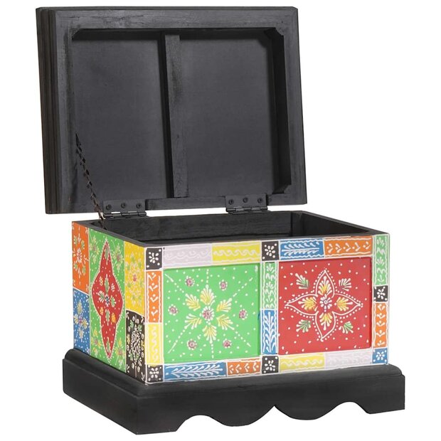 Opbergbox Multikleur 40 x 30 x 30 cm Massief mangohout 1