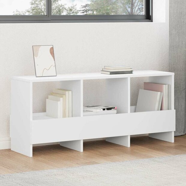 Tijdschriftenrek Wit 102 x 30 x 45 cm 1