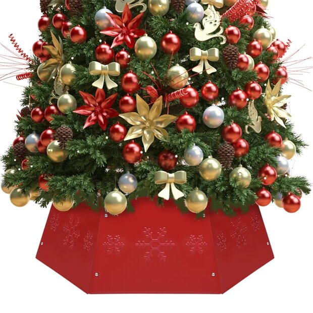 Kerstboomrok &Oslash;68x25 cm rood 1