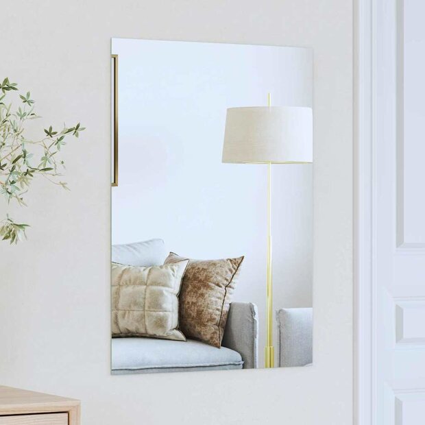 Wandspiegel Rechthoekig 70 x 50 cm gehard glas 1