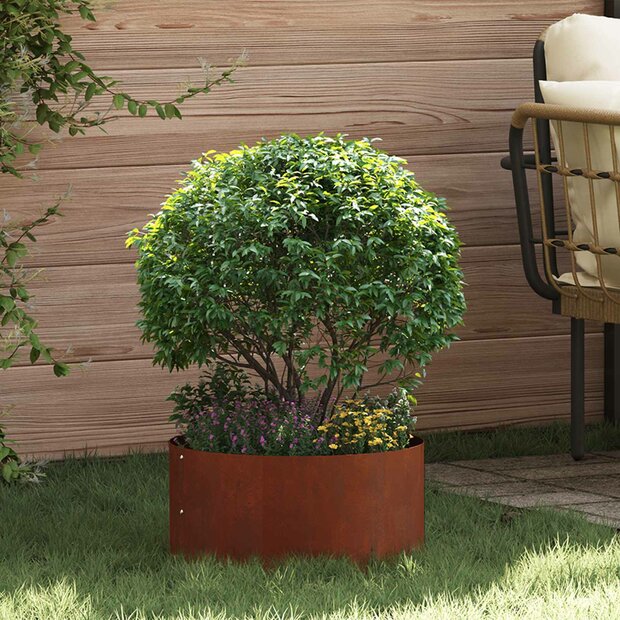 Plantenring 5 pcs Bruin 40 x 40 x 20 cm Cortenstaal 1