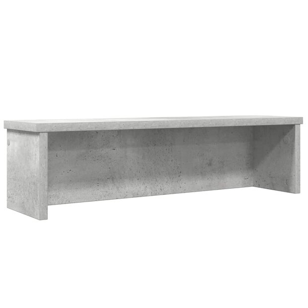 Keukenrek stapelbaar 50x15x16 cm bewerkt hout betongrijs 1