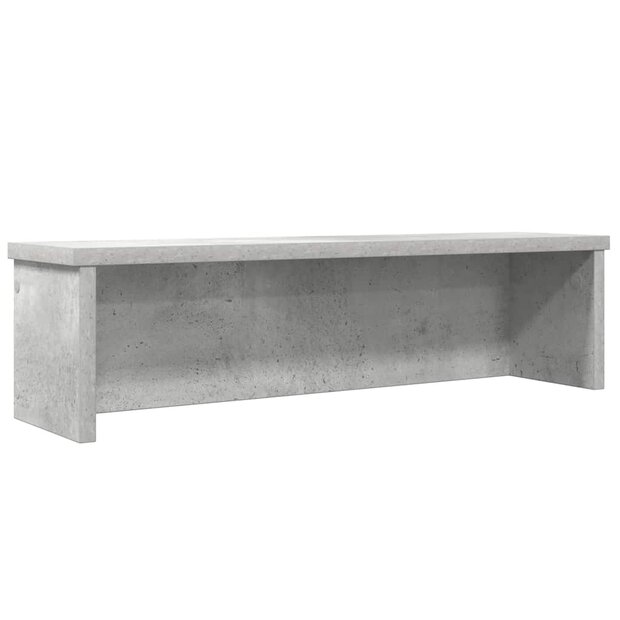 Keukenrek stapelbaar 60x15x16 cm bewerkt hout betongrijs 1