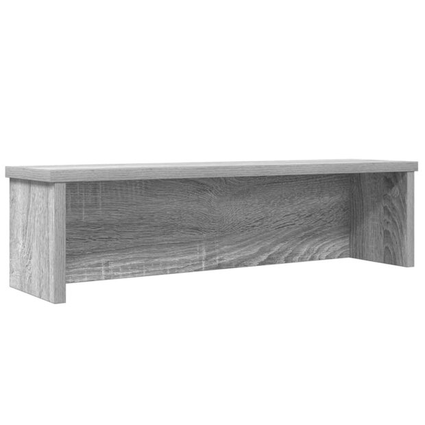Keukenrek stapelbaar 60x15x16cm bewerkt hout grijs sonoma eiken 1