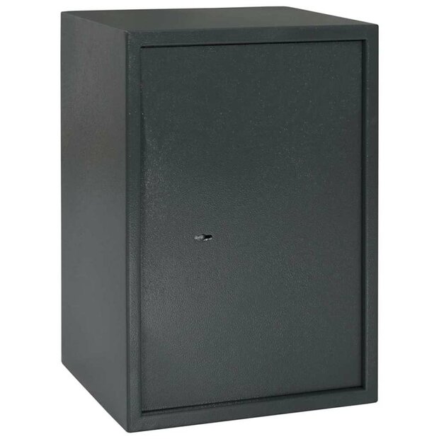 Kluis met slot Donkergrijs 35 x 31 x 50 cm Staal 1
