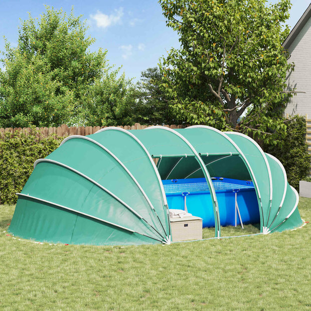 Zwembad Tent Koepel Blauw 538 x 440 x 204 cm 1