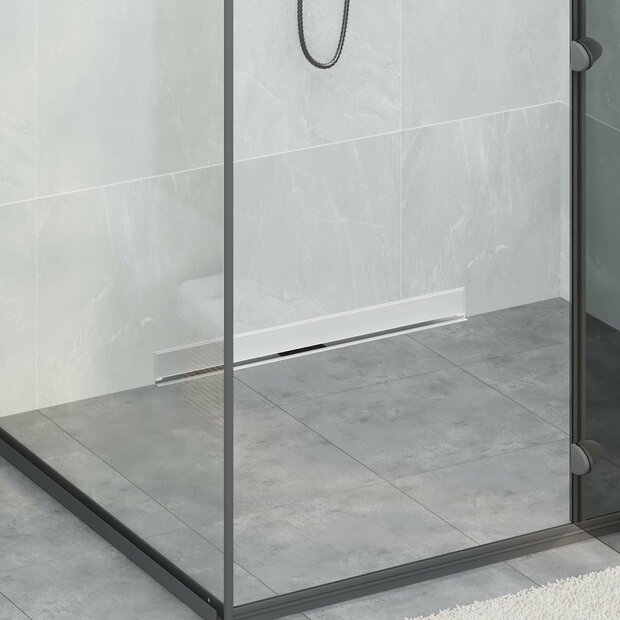 Wandgemonteerde Douche Afvoer Zilver 70 cm Roestvrij staal 304 1