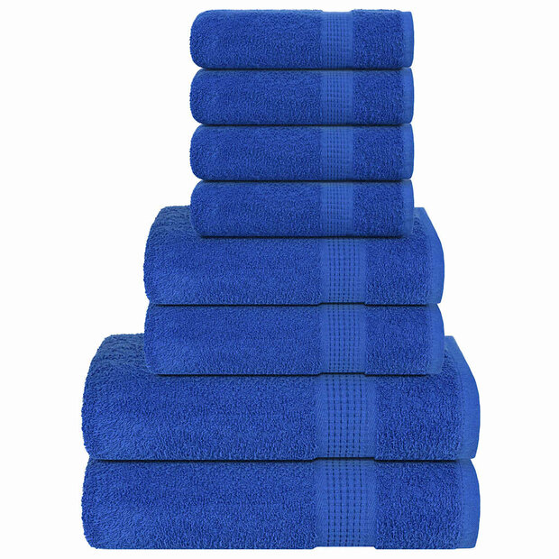 8-delige Handdoekenset FROGN 360 g/m&sup2; blauw 1