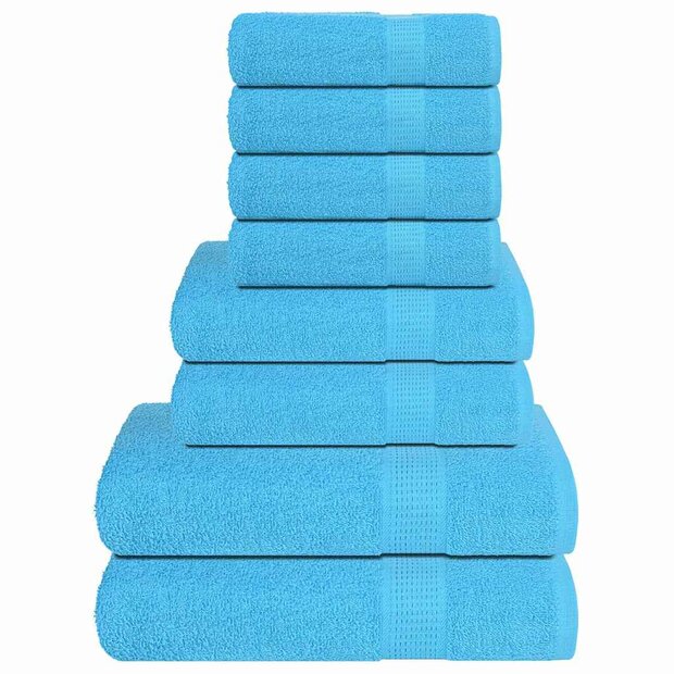 8-delige Handdoekenset FROGN 360 g/m&sup2; turquoise 1