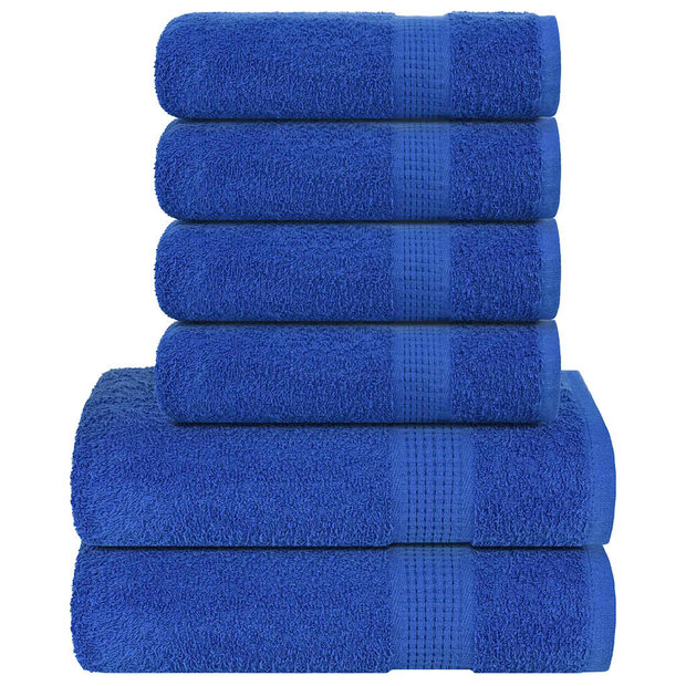 6-delige Handdoekenset FROGN 360 g/m&sup2; blauw 1