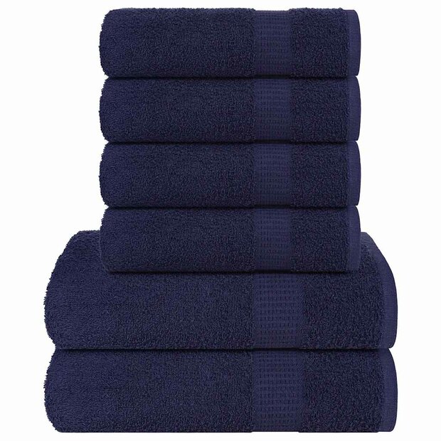 6-delige Handdoekenset FROGN 360 g/m&sup2; marineblauw 1