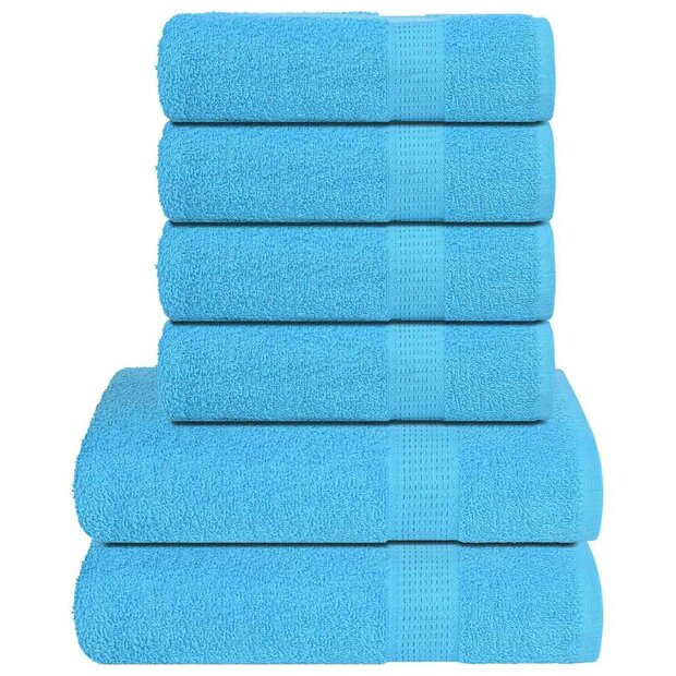 6-delige Handdoekenset FROGN 360 g/m&sup2; turquoise 1