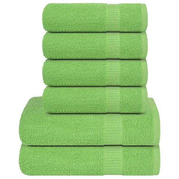 6-delige Handdoekenset FROGN 360 g/m&sup2; appelgroen 1