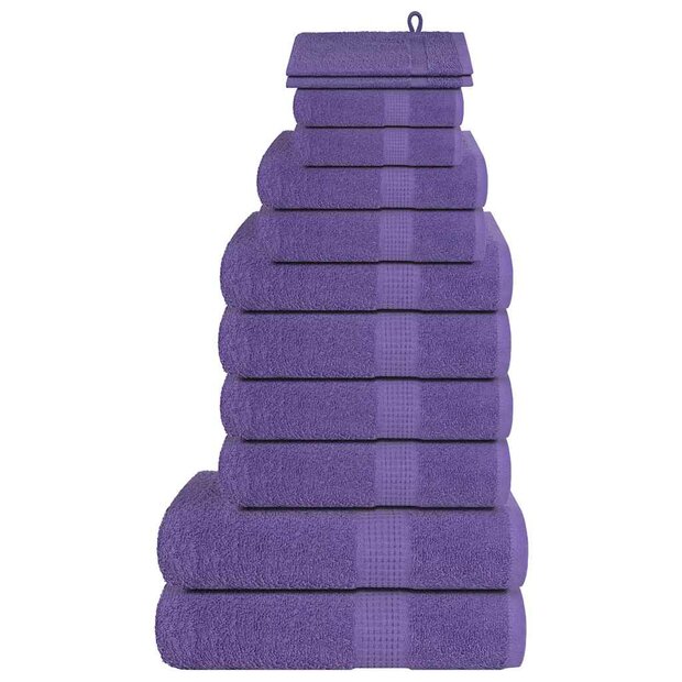 12-delige Handdoekenset FROGN 360 g/m&sup2; paars 1