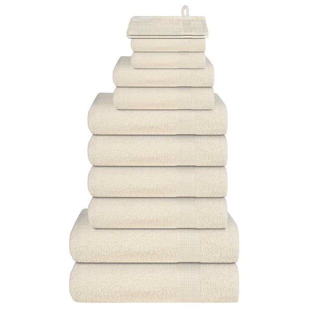 12-delige Handdoekenset FROGN 360 g/m&sup2; cr&egrave;me 1