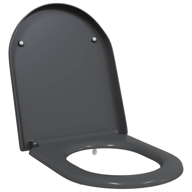 Toiletzitting Antraciet 49 x 36 x 4 cm Duroplast 1