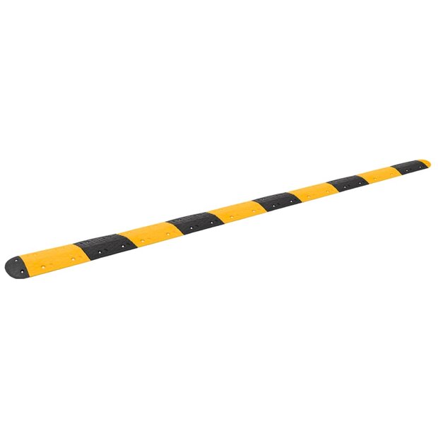 Verkeersdrempel 517x32,5x4 cm rubber geel en zwart 1