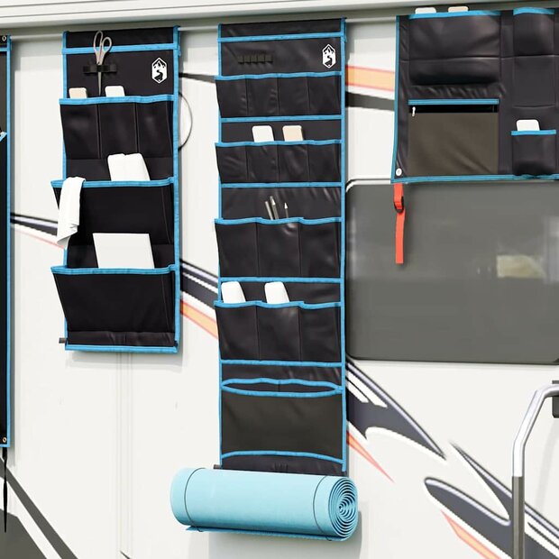Tentorganizer Zwart en Blauw 125 x 48 cm oxford 1