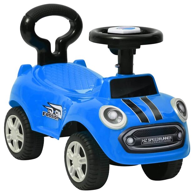 Loopauto blauw 1