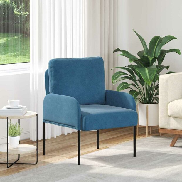 Banken met kussen 55cm Blauw Multiplex 1