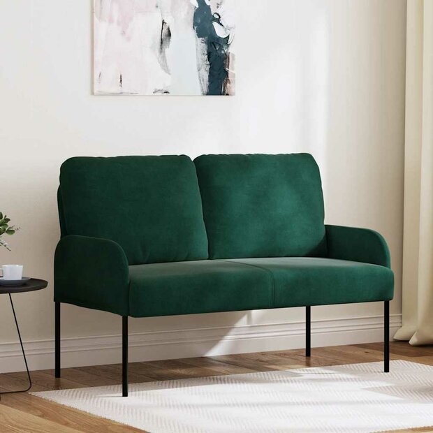 Banken met kussen 110cm Donkergroen Multiplex 1