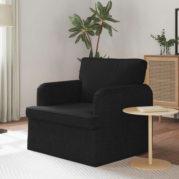 Bank Zwart 84 x 80 x 85 cm Stof 1