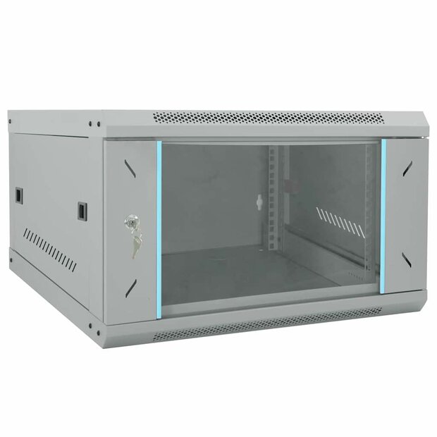 Netwerkkast met opslag Grijs 53 x 60 x 30 cm Staal 1