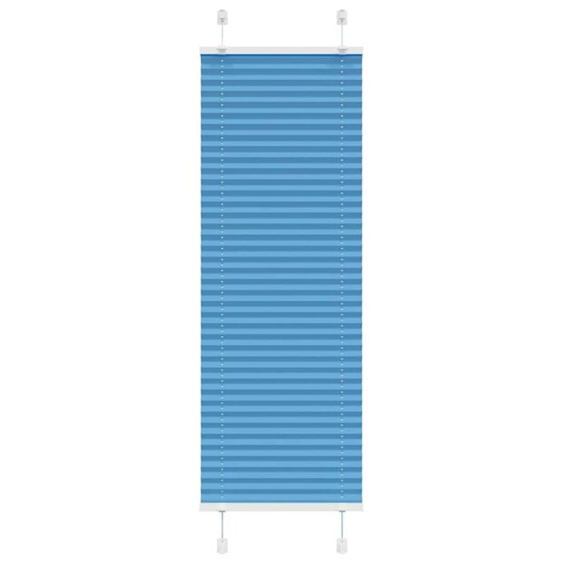 Pliss&eacute; rolgordijn 50x150 cm stofbreedte 49,4 cm polyester blauw 1