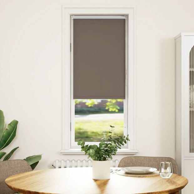 Rolgordijn verduisterend koffie 40x130 cm stofbreedte 35,7 cm 1