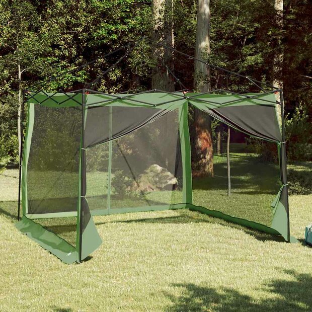 Binnentent met dak met opslag Groen 303 x 303 x 196 cm taft 1
