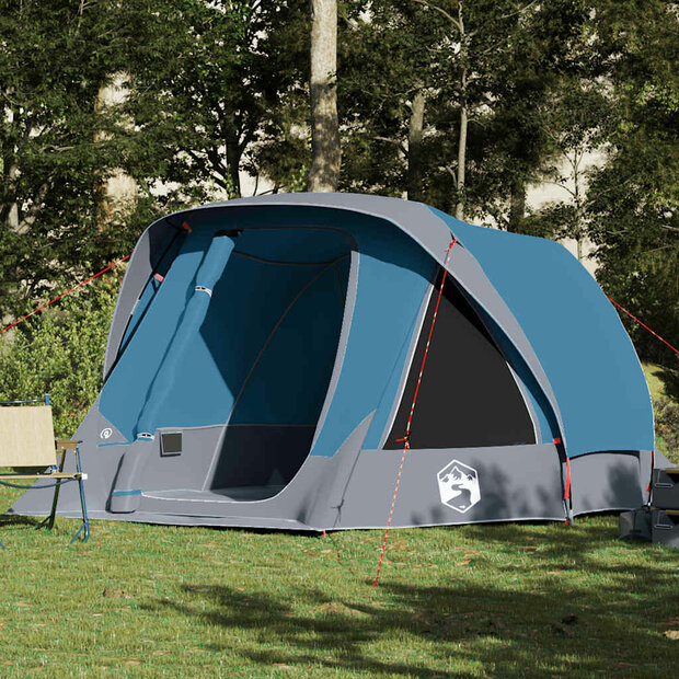 Gezinstent 6-persoons waterdicht blauw 1