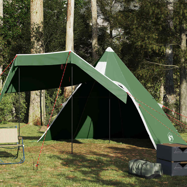 Tipi Tent 5-persoons waterdicht groen 1
