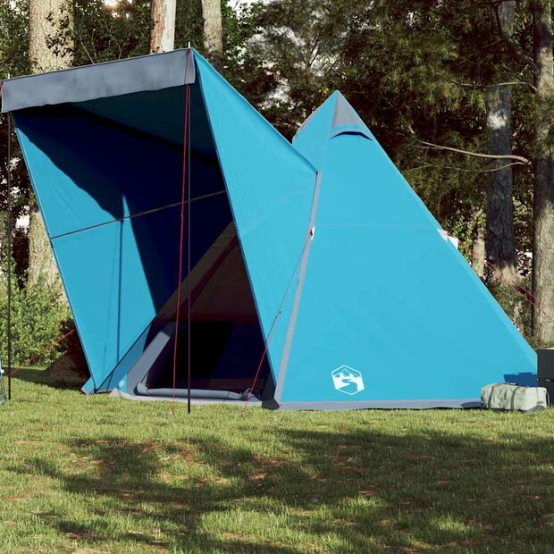 Tipi Tent 6-persoons waterdicht blauw 1