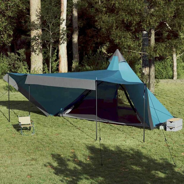 Tipi Tent 8-persoons waterdicht blauw 1