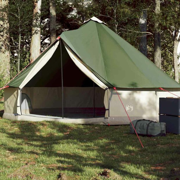 Tipi Tent 6-persoons waterdicht groen 1