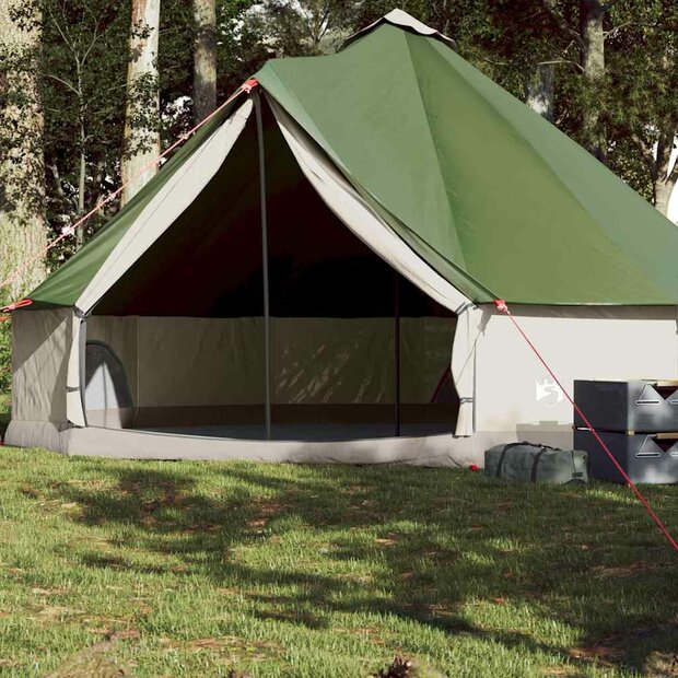 Tipi Tent 8-persoons waterdicht groen 1