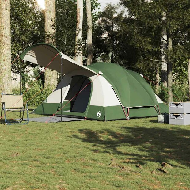 Tunneltent 8-persoons waterdicht groen 1