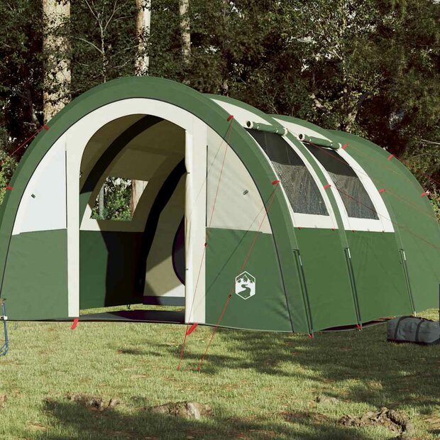 Tunneltent 4-persoons waterdicht groen 1