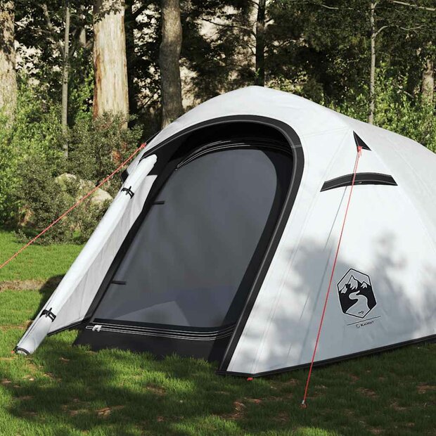 Tunneltent 3-persoons waterdicht verduisterend stof wit 1
