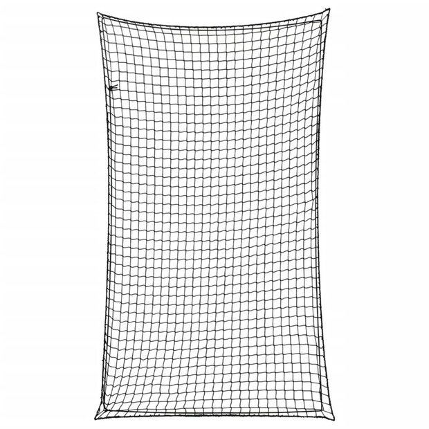 Aanhangwagennet elastisch touw 6x3,5 m polypropeen zwart 1