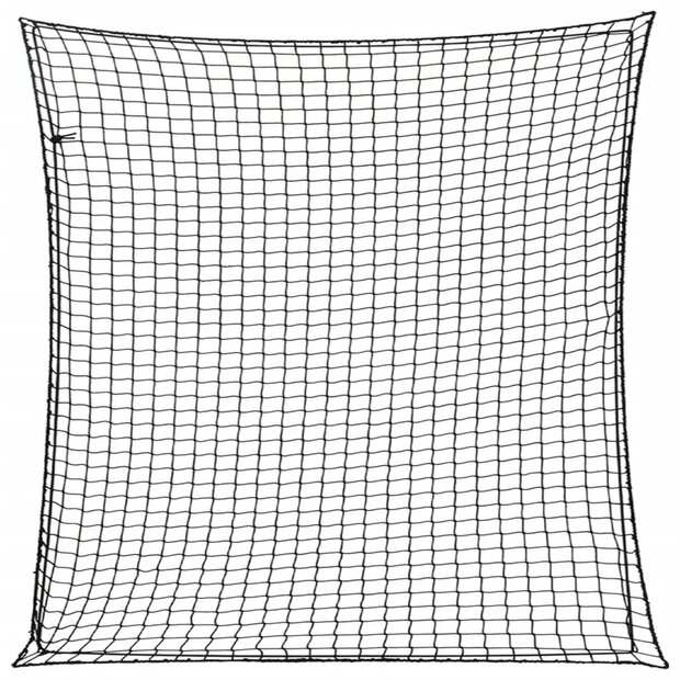 Aanhangwagennet elastisch touw 4x4 m polypropeen zwart 1