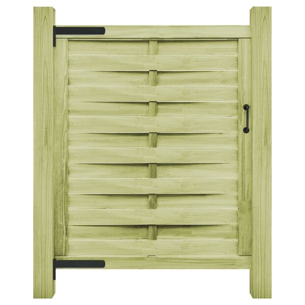 Poort 100x125 cm groen ge&iuml;mpregneerd grenenhout 1