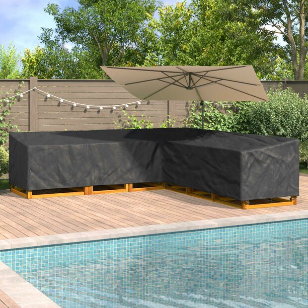 Meubelhoes Zwart 325 x 325 x 80 cm 420D Oxford Stof 1