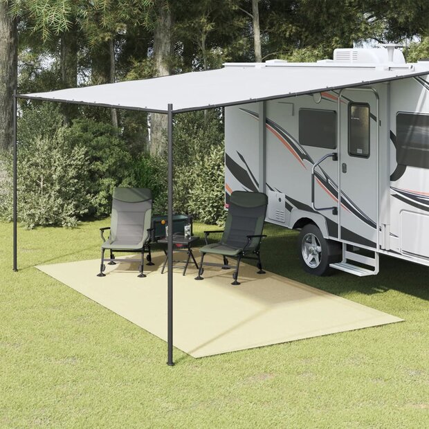 Tenttapijt 4x2,5 m cr&egrave;mekleurig 1