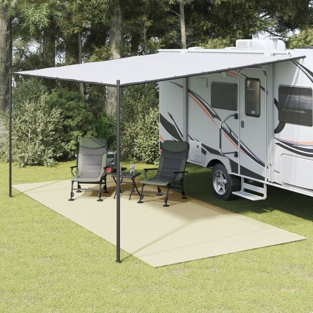 Tenttapijt 5,5x2,5 m cr&egrave;mekleurig 1