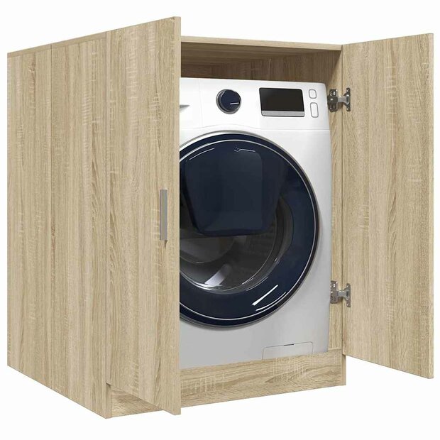 Wasmachinekast 70,5x71,5x91,5 cm sonoma eikenkleurig 1