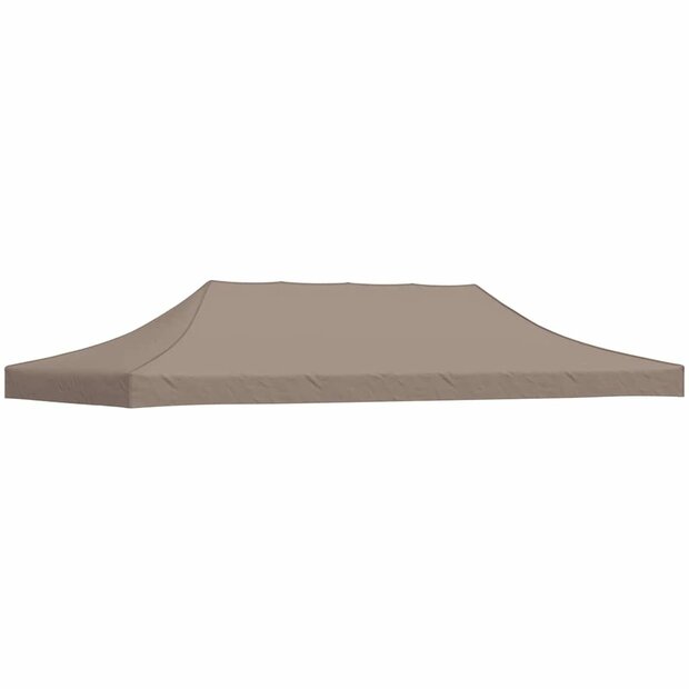 Partytentdak 270 g/m&sup2; 6x3 m taupe 1