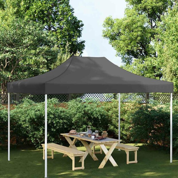 Partytentdak 270 g/m&sup2; 4,5x3 m antracietkleurig 1