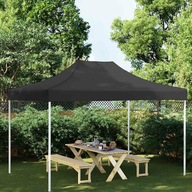 Partytentdak 270 g/m&sup2; 4,5x3 m zwart 1