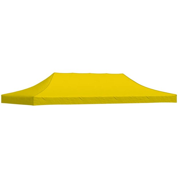 Partytentdak 270 g/m&sup2; 6x3 m geel 1